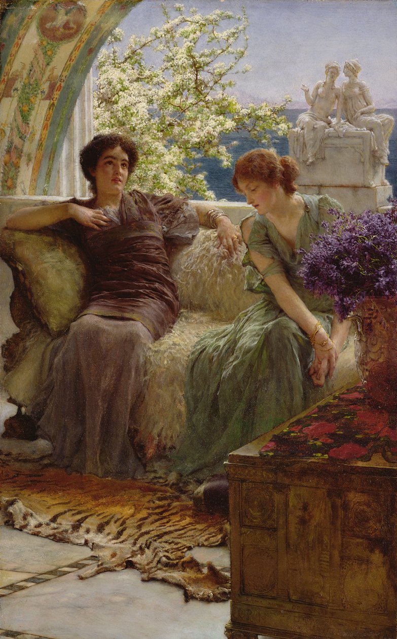 Unwelcome Confidence, 1895 av Lawrence Alma Tadema