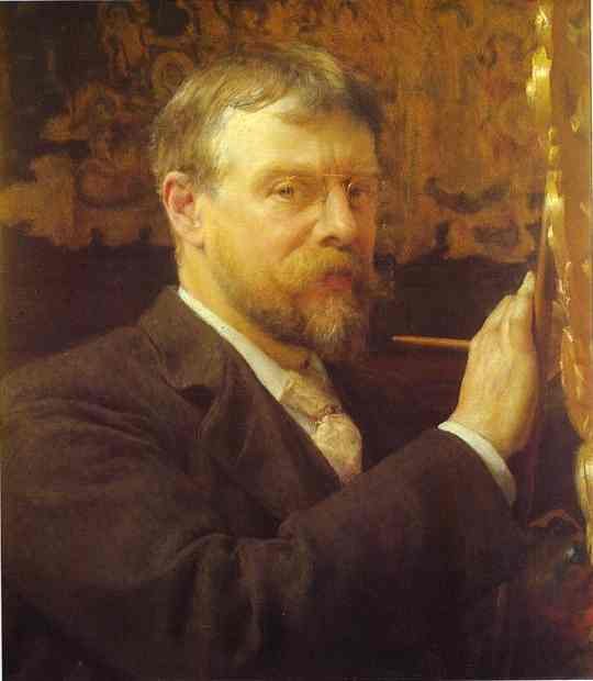 Selvportrett. av Lawrence Alma Tadema