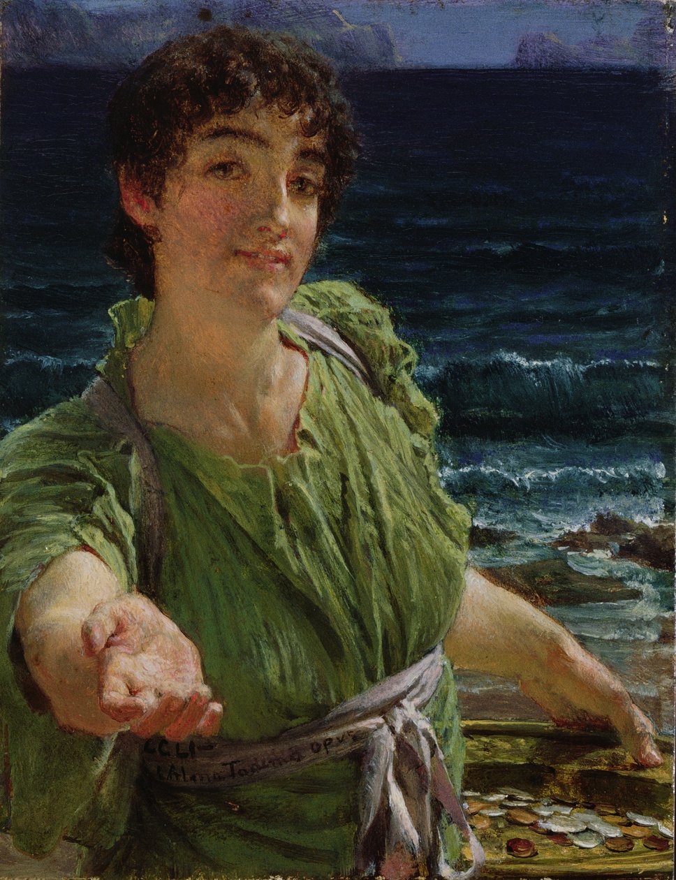 Et lite ansikt, 1883 av Lawrence Alma Tadema