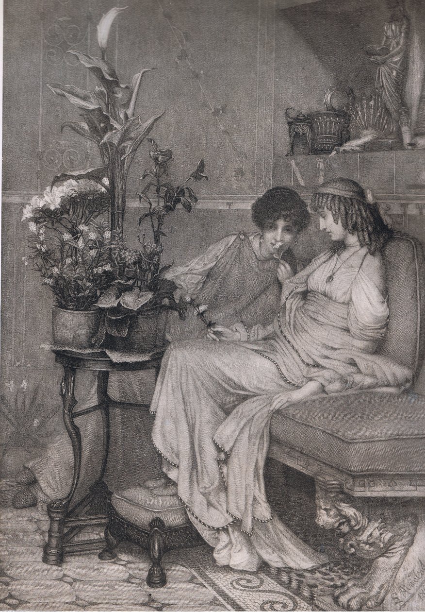 I tillit, Bibbys Annual av Lawrence (after) Alma Tadema