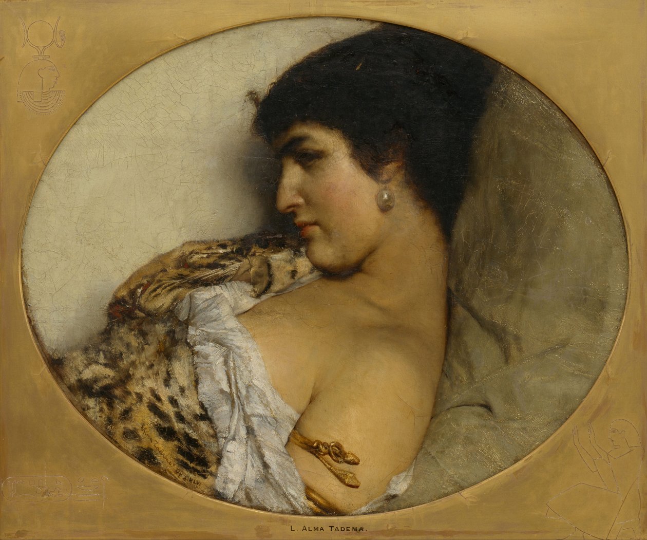 Cleopatra, 1875 av Lawrence Alma Tadema