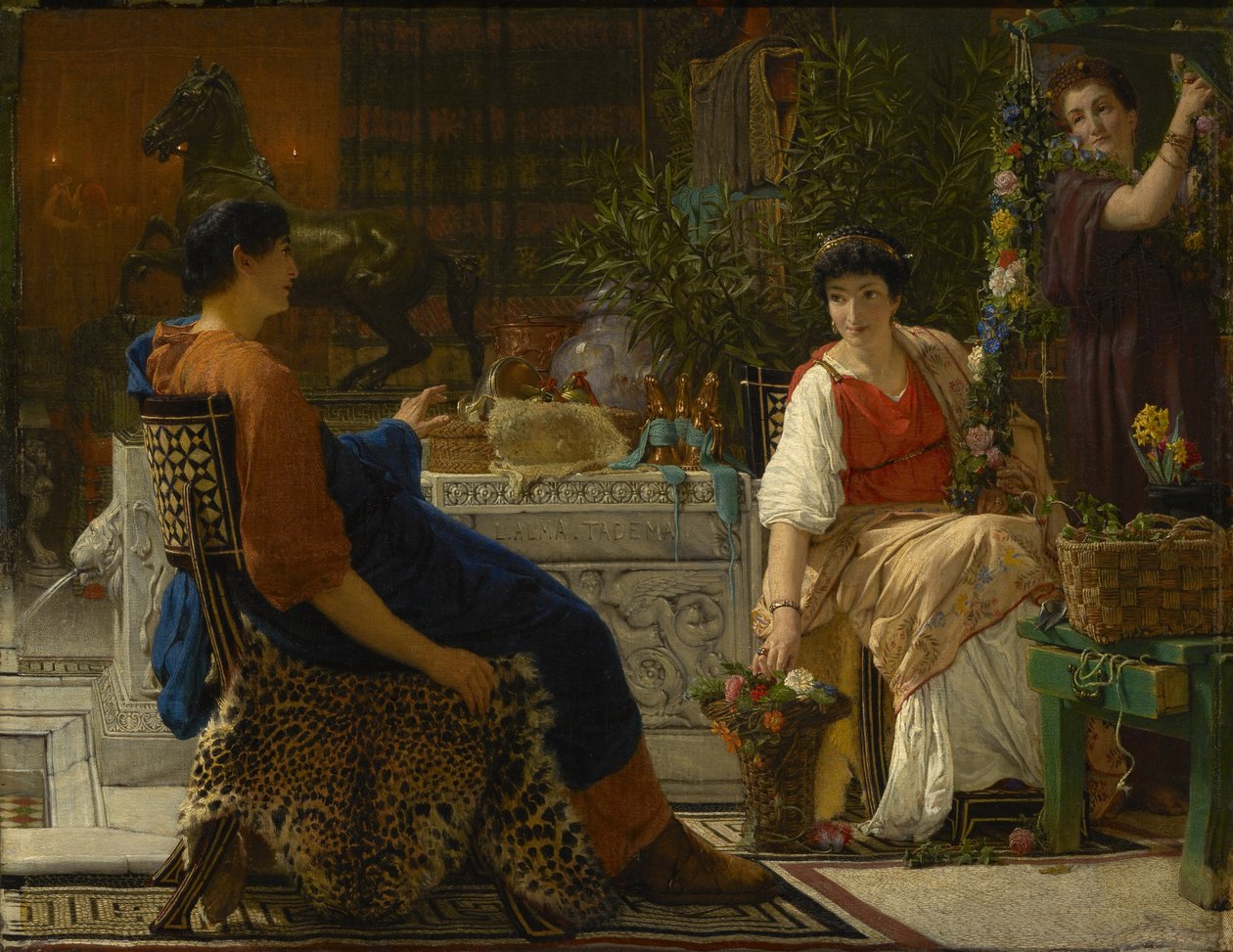 Forberedelser til høytiden av Lawrence Alma Tadema
