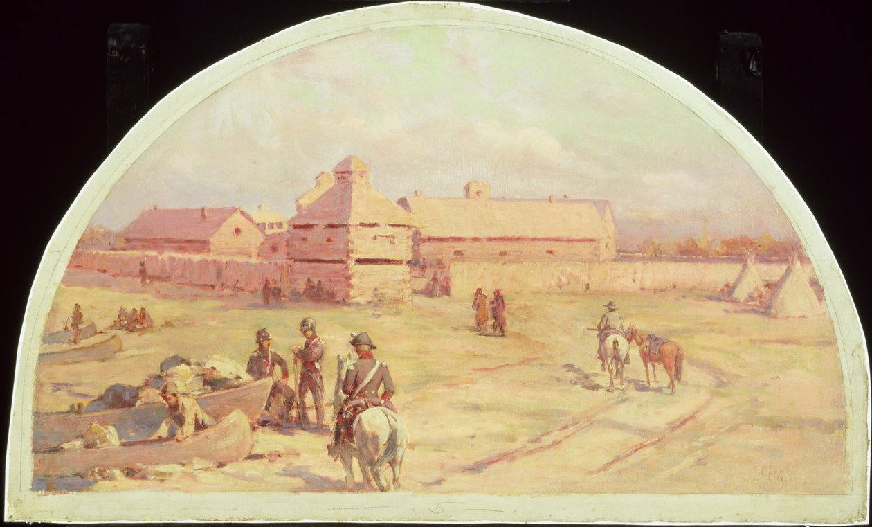 Det første Fort Dearborn av Lawrence Carmichael Earle