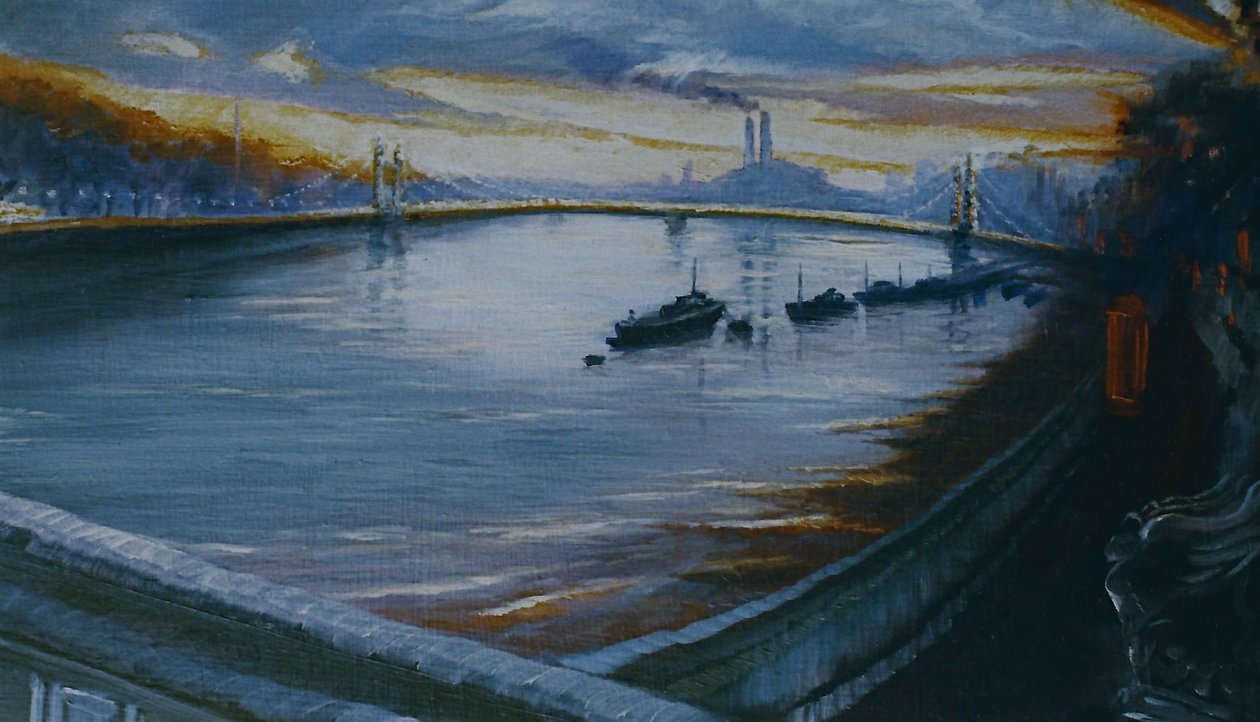 Albert Bridge, Chelsea 2000 av Lee Campbell
