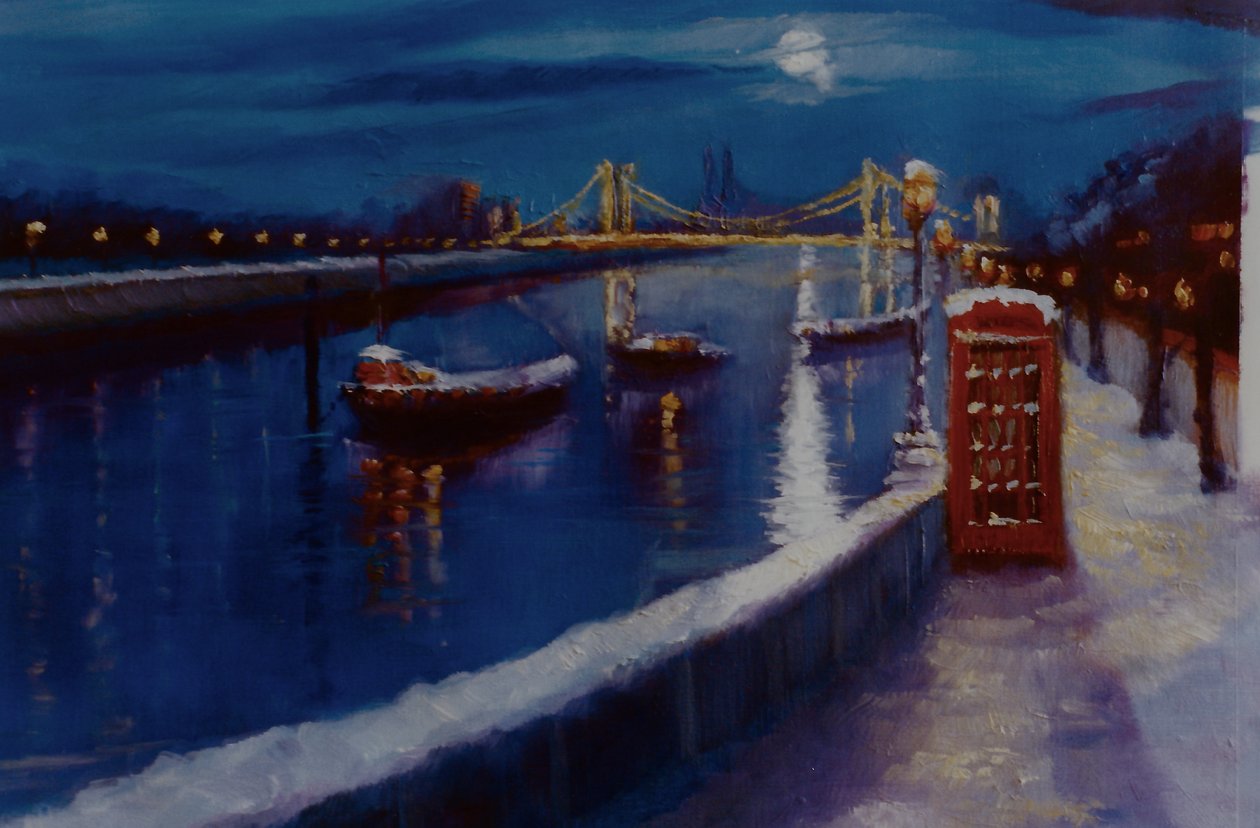 Chelsea Winter Thames Embankment, 2000 av Lee Campbell