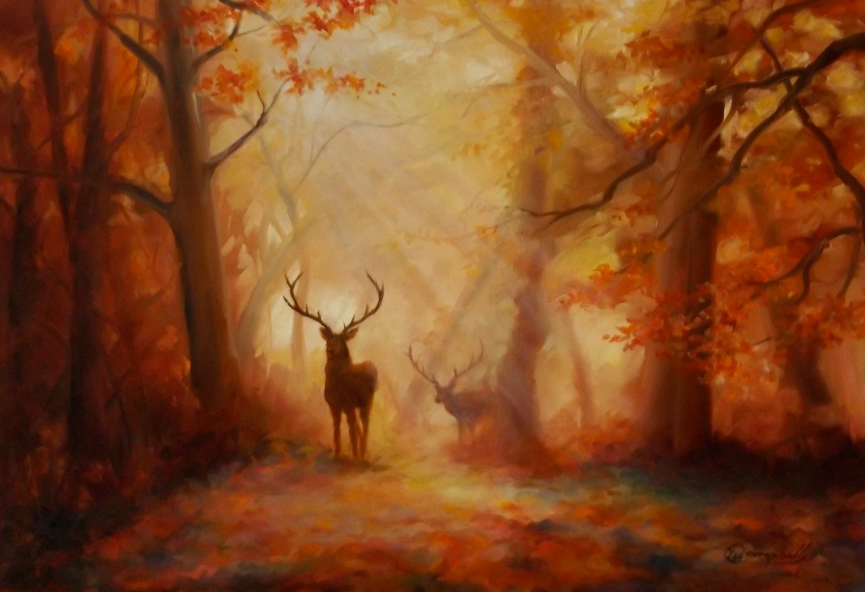 Majesty, 2011 (olje på lerretstavle) av Lee Campbell