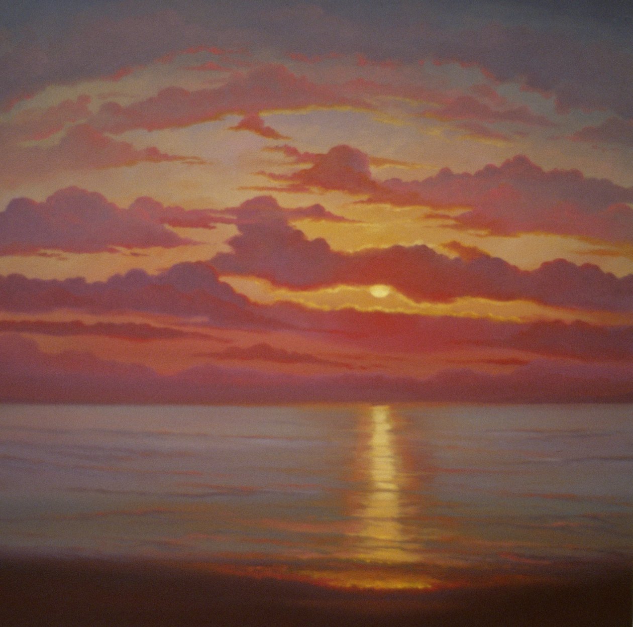 Northern Sea, 2005 Sunset seascape av Lee Campbell