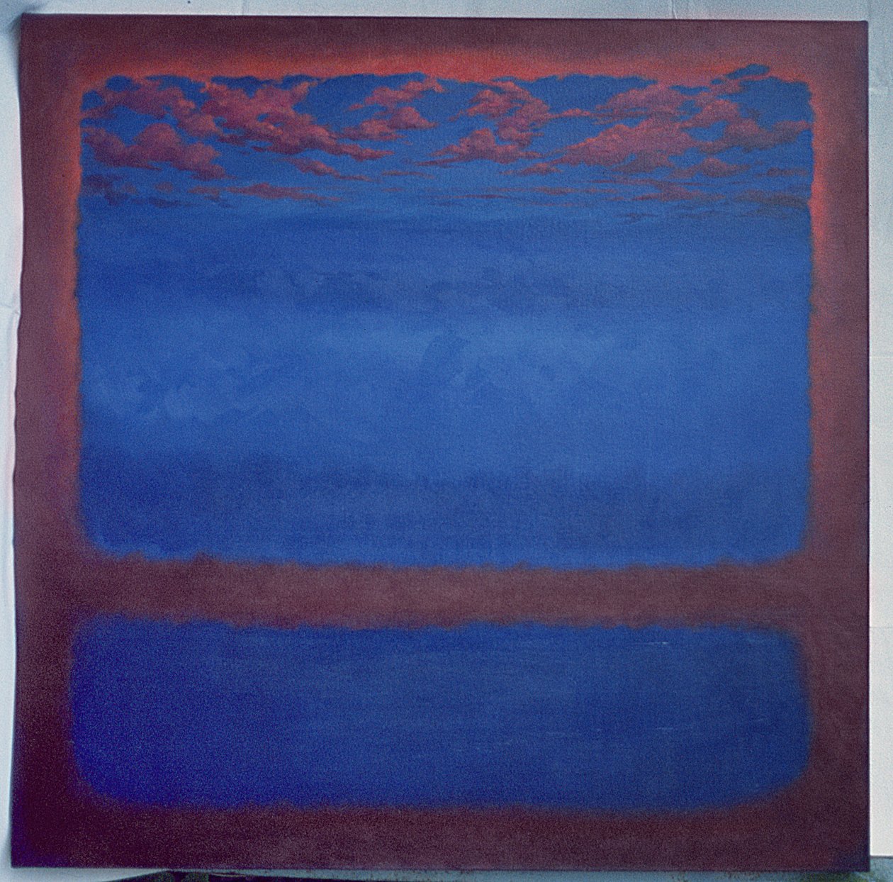 Ultramarine, 2001 Abstrakt blå av Lee Campbell