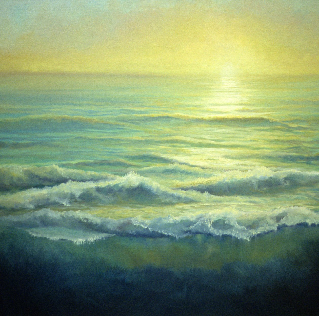 Golden Haze, 2004 Seascape av Lee Campbell