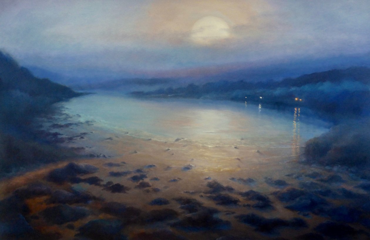 Moonlit Bay, 2022 av Lee Campbell