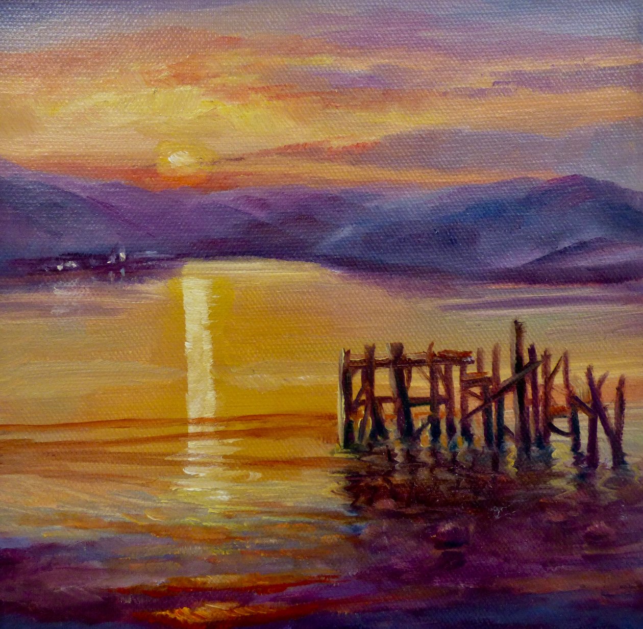 Old Jetty, Isle of Bute, 2019 av Lee Campbell