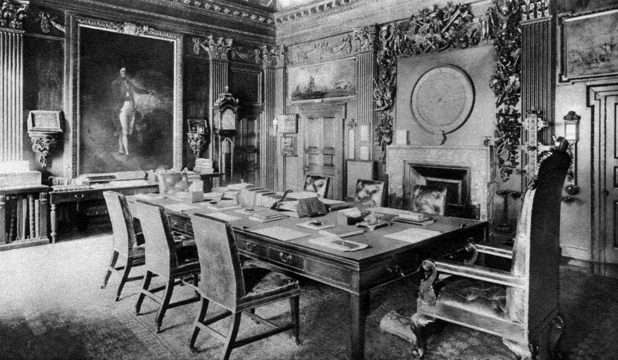 The Board Room of the Admiralty, London, 1926-1927. av Lemere