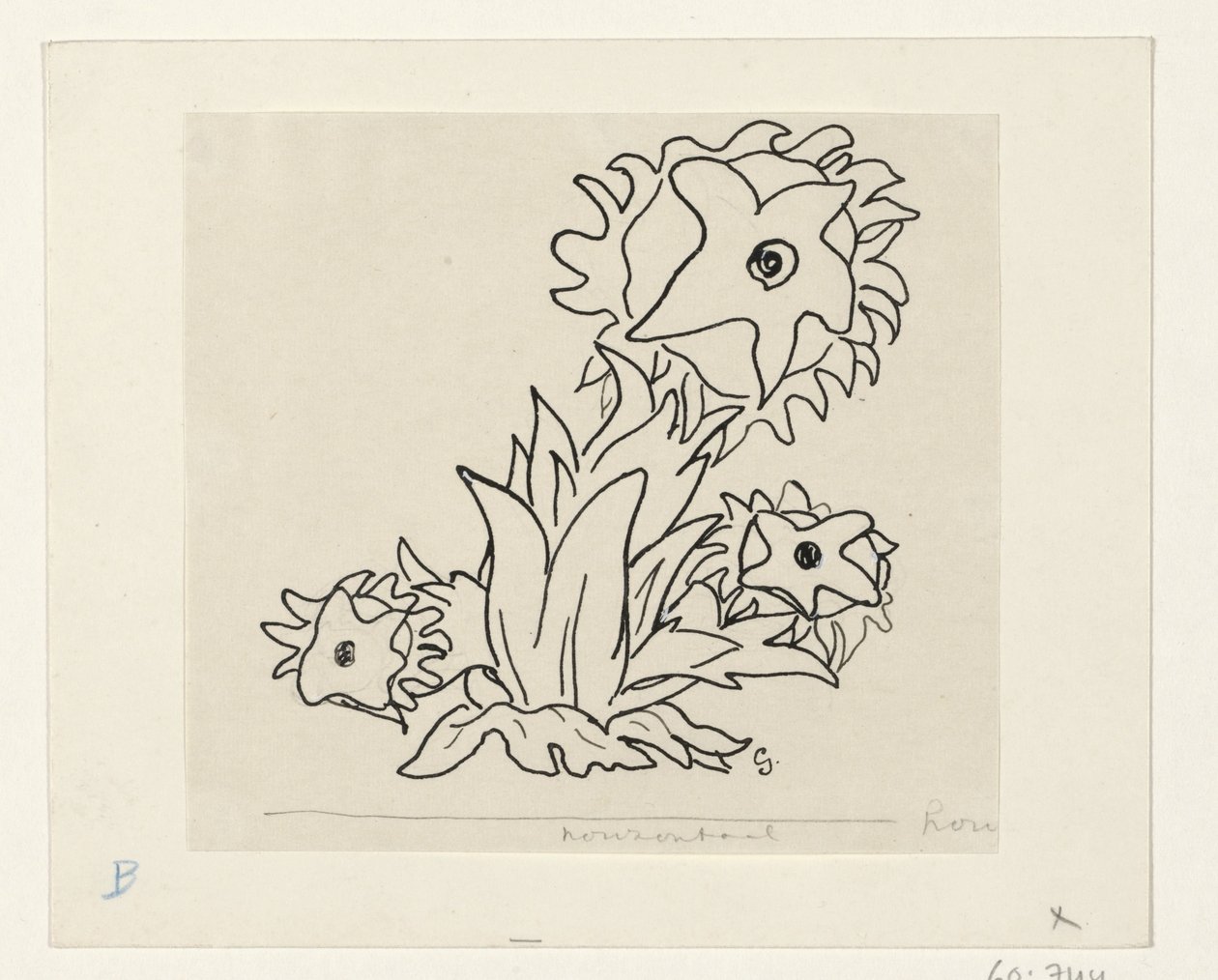 Blomster av Leo Gestel (signed by artist)