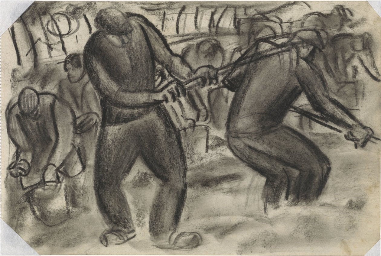 Potethøstere i åkeren Uten tittel av Leo Gestel