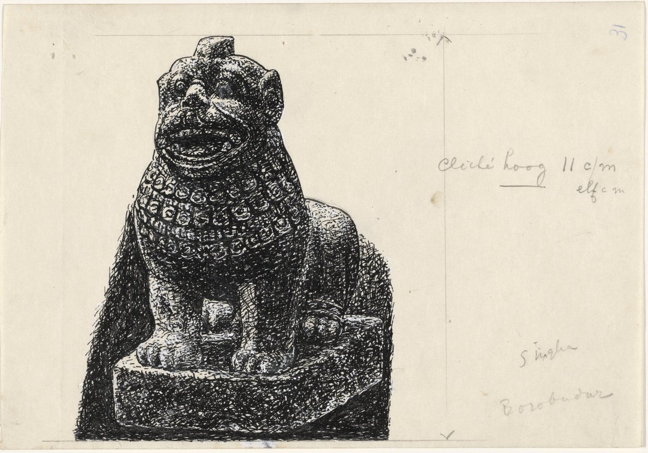 Bilde av en løve av Leo Gestel