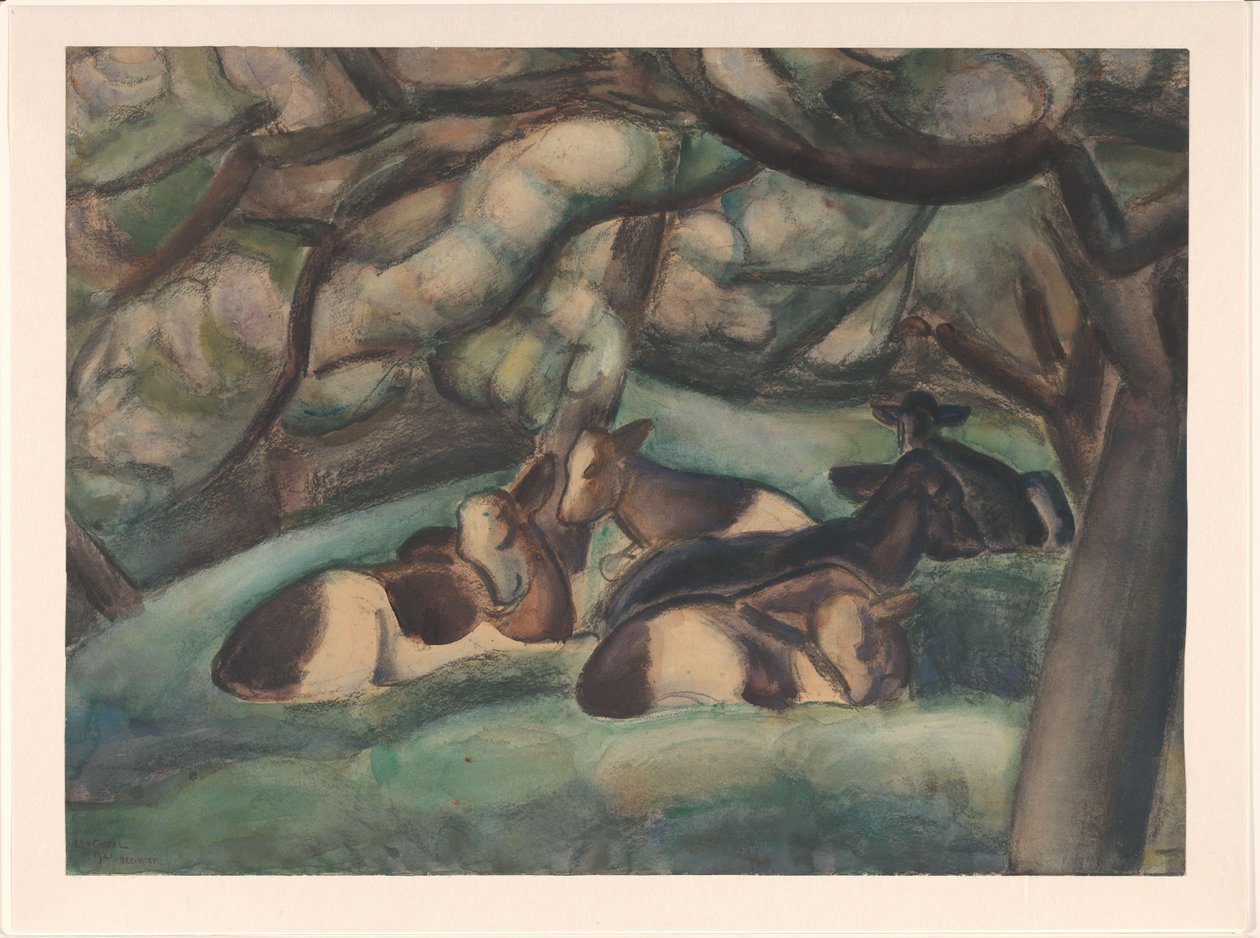 Kyr i Beemster av Leo Gestel