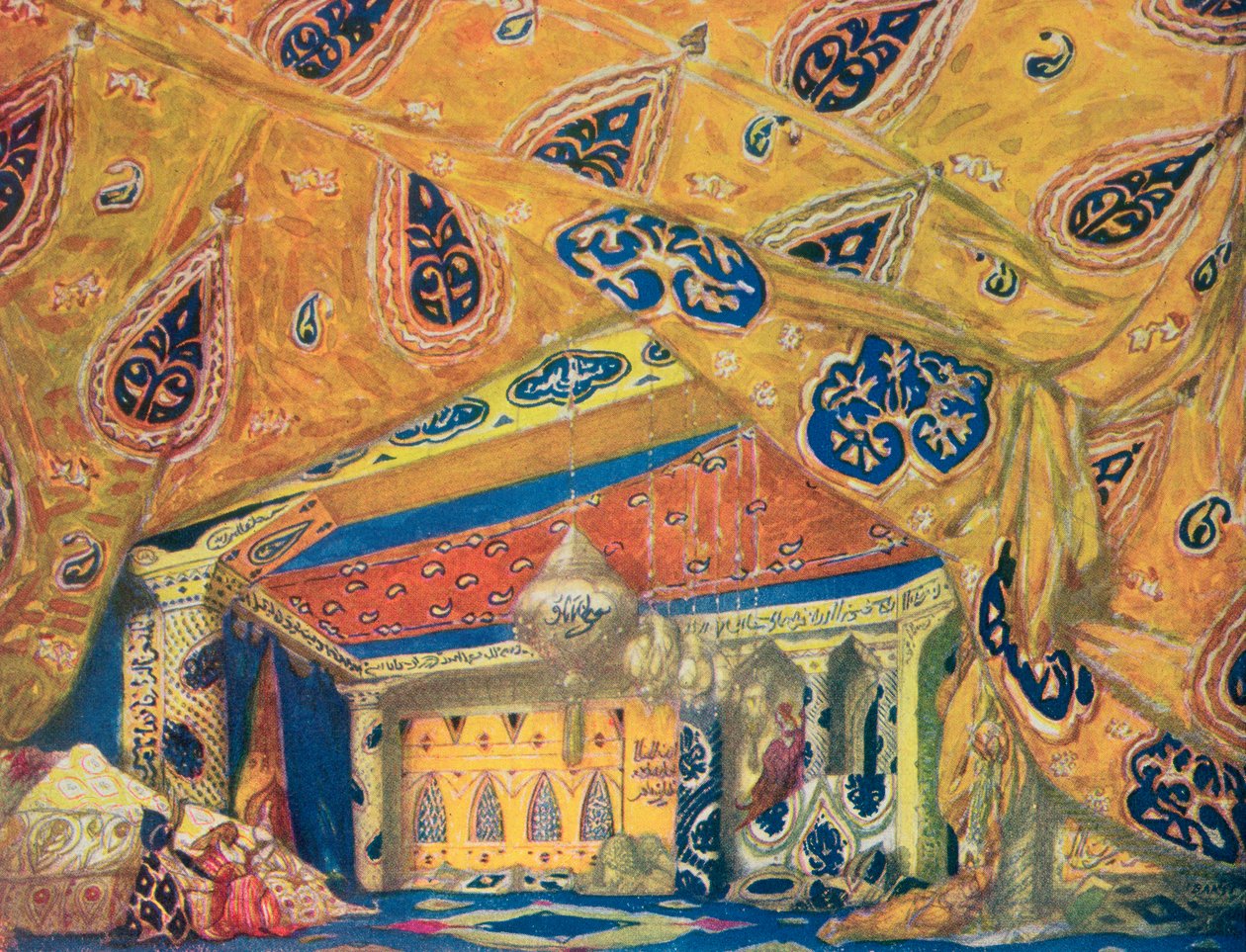 En Scheherazade-salong av Leon Bakst