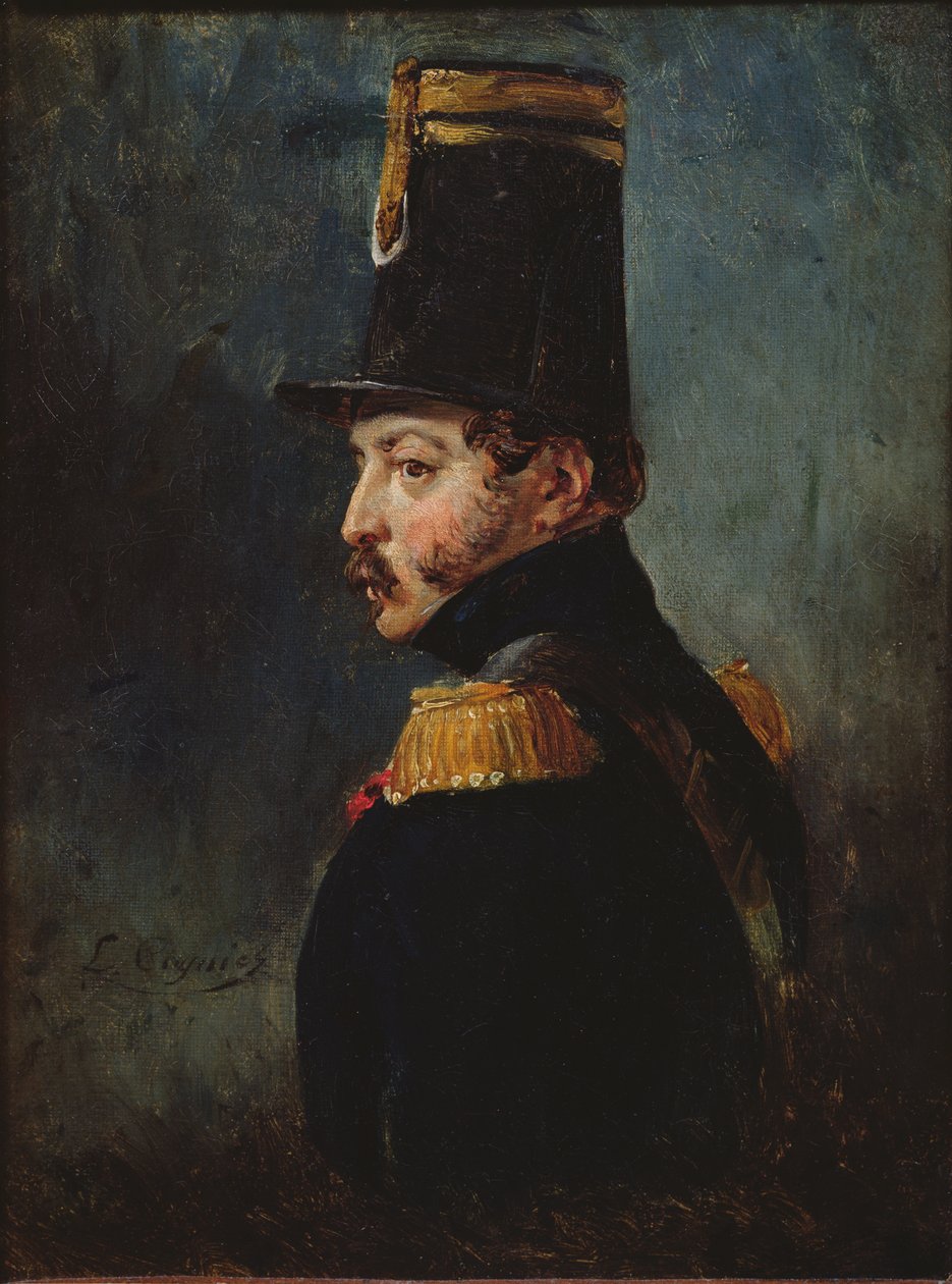 Portrett antas å være av general Gaston Auguste de Gallifet av Léon Cogniet