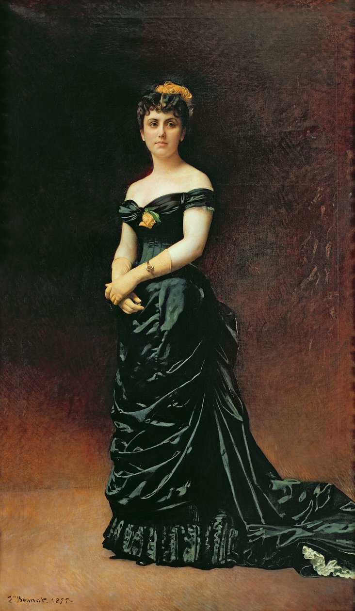 Portrett av Madame Bishofseim, 16 av Leon Joseph Florentin Bonnat