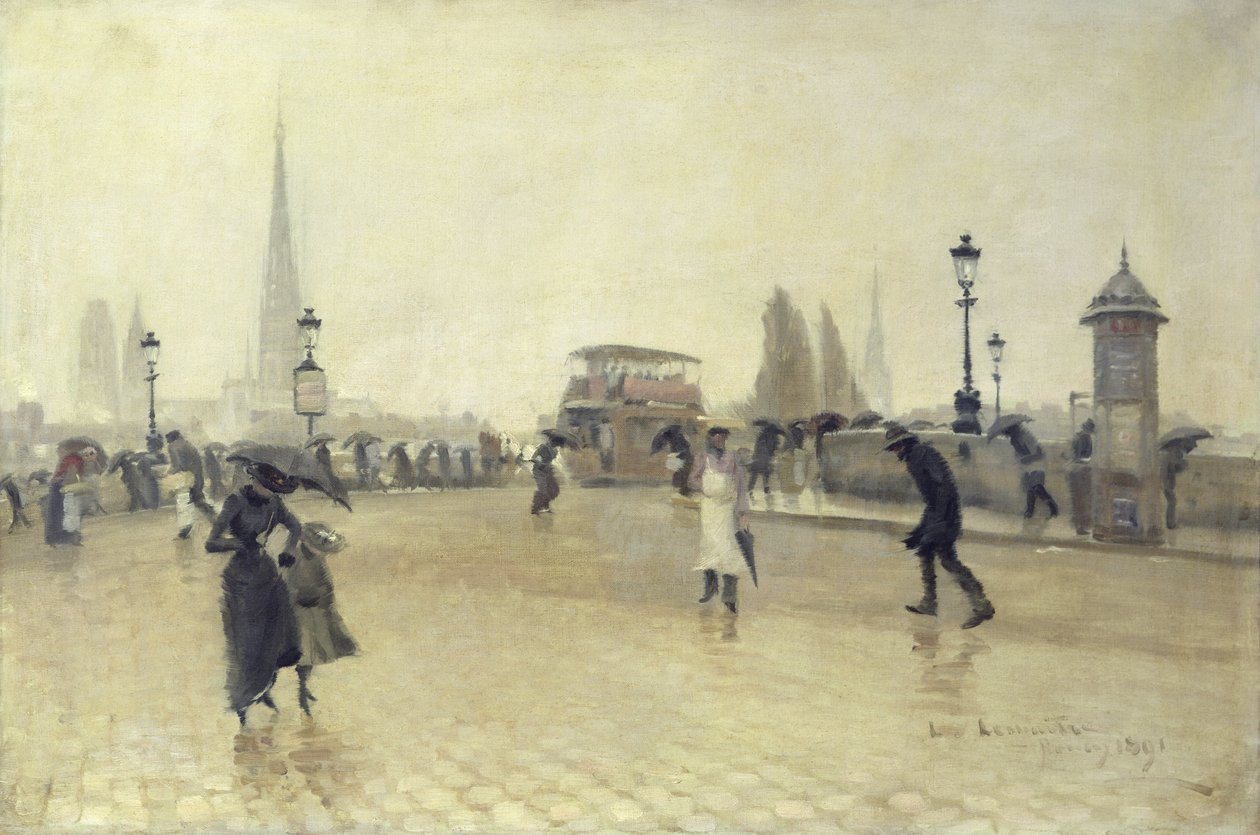 Pont Corneille, Rouen, 1891 av Léon Jules Lemaître