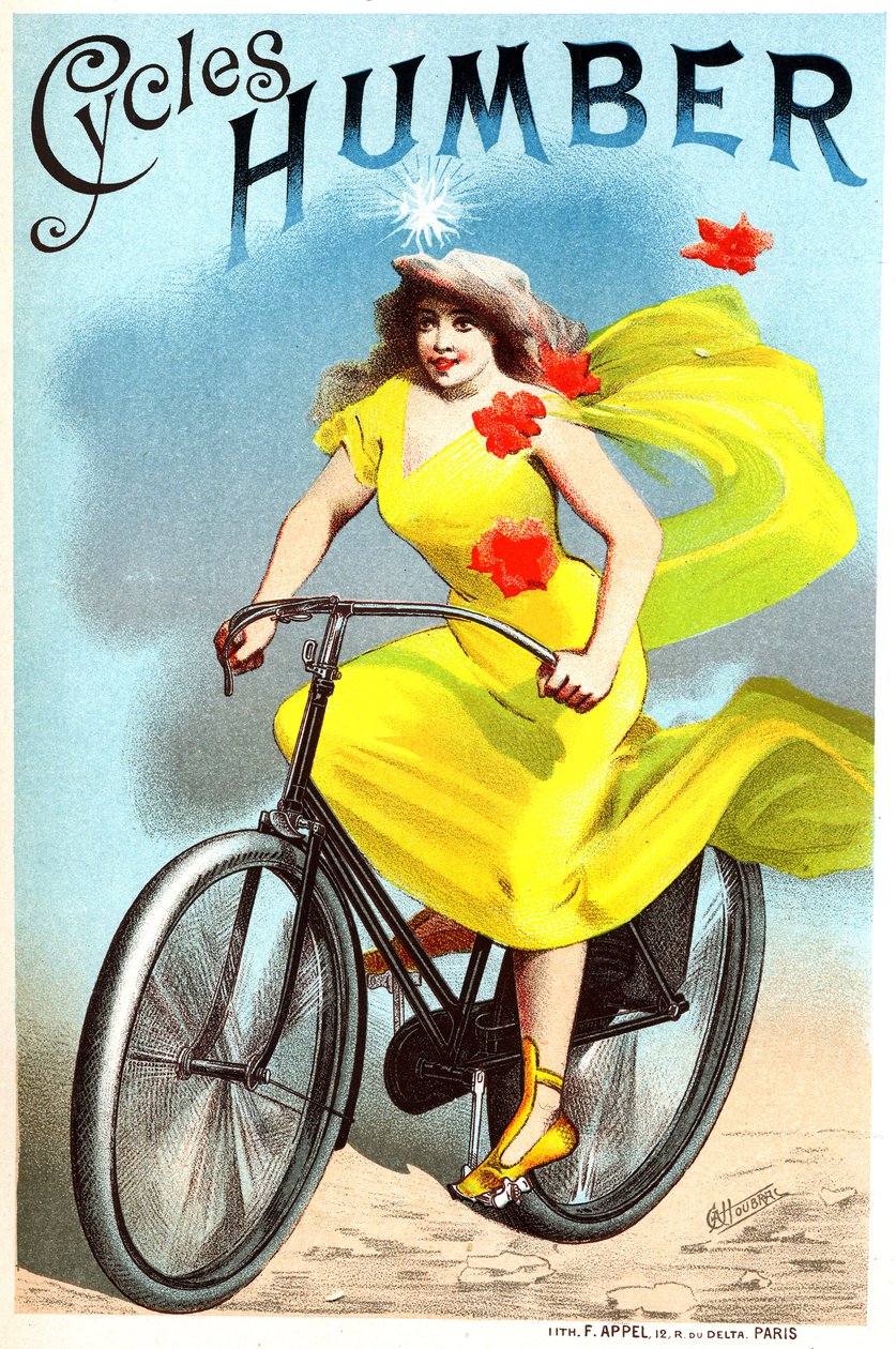 Humbert sykler. Plakat av Choubrac av Leon Choubrac