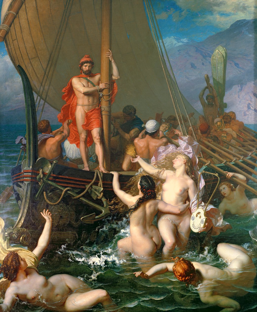 Ulysses og sirenene av Leon Auguste Adolphe Belly