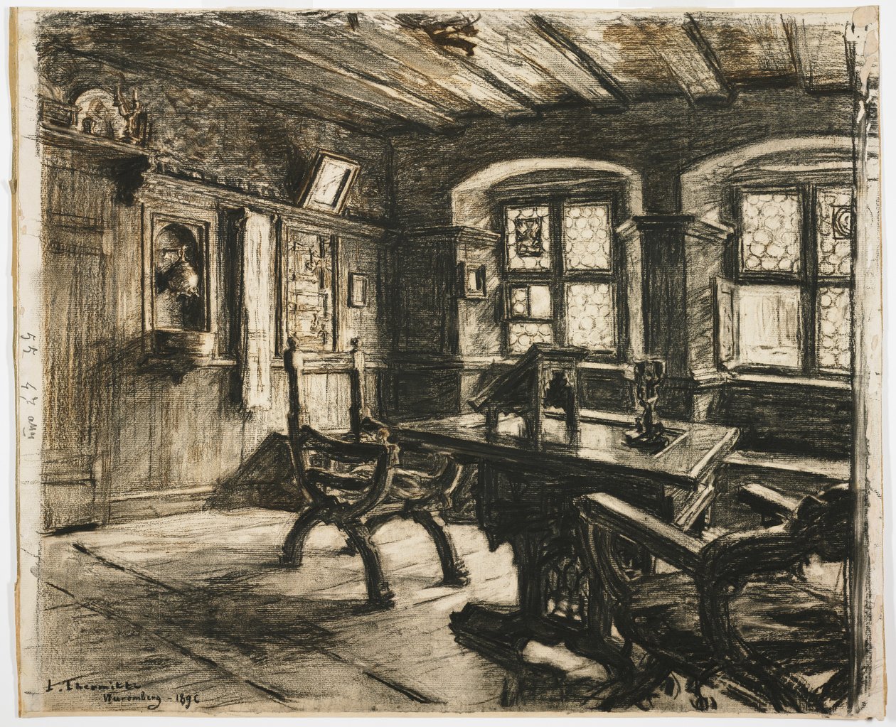 Durers rom i Nürnberg, 1896 av Leon Augustin Lhermitte