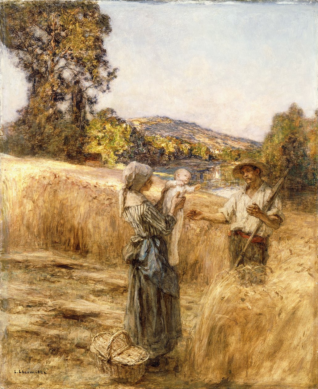 Kveldsmat, av Leon Augustin Lhermitte