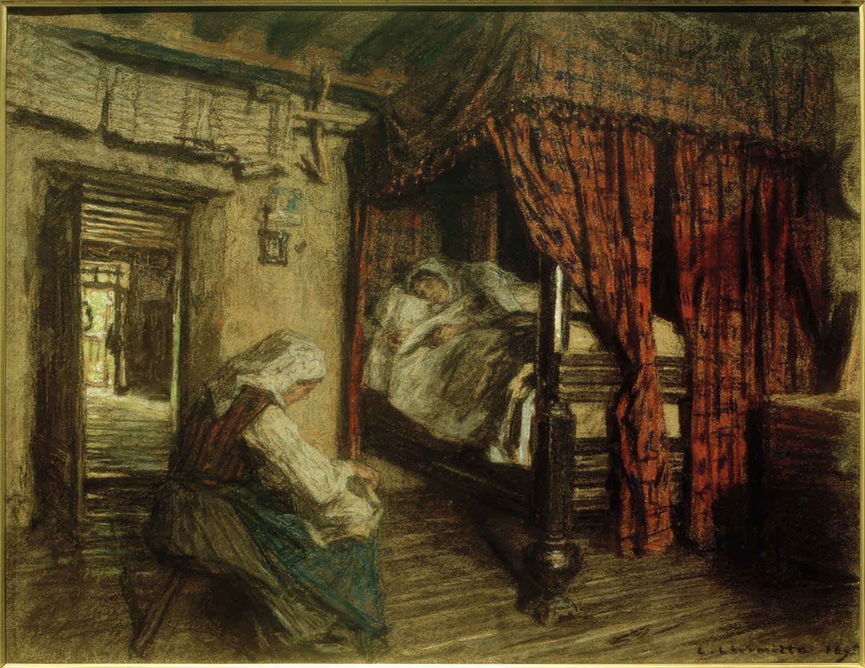 Interiør av Leon Augustin Lhermitte