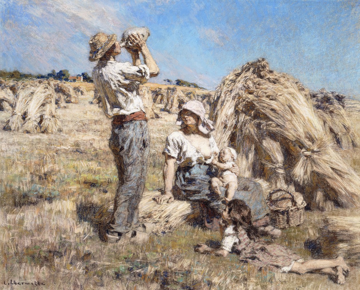 Barsel, av Leon Augustin Lhermitte