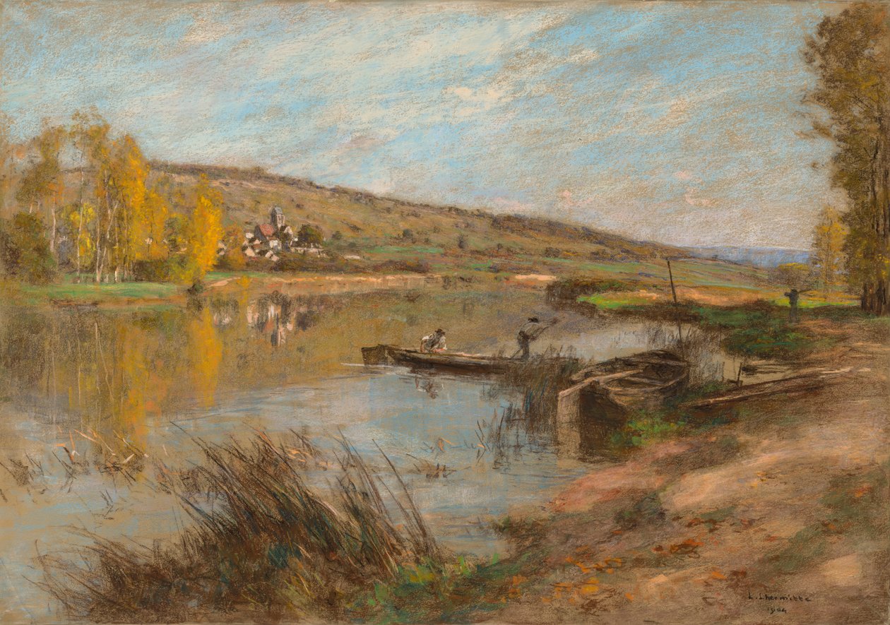 Quai au Sable, Chartèves av Leon Augustin Lhermitte