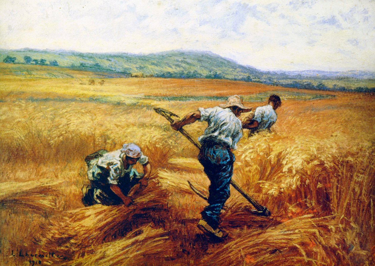 Reapers, 1910. av Leon Augustin Lhermitte