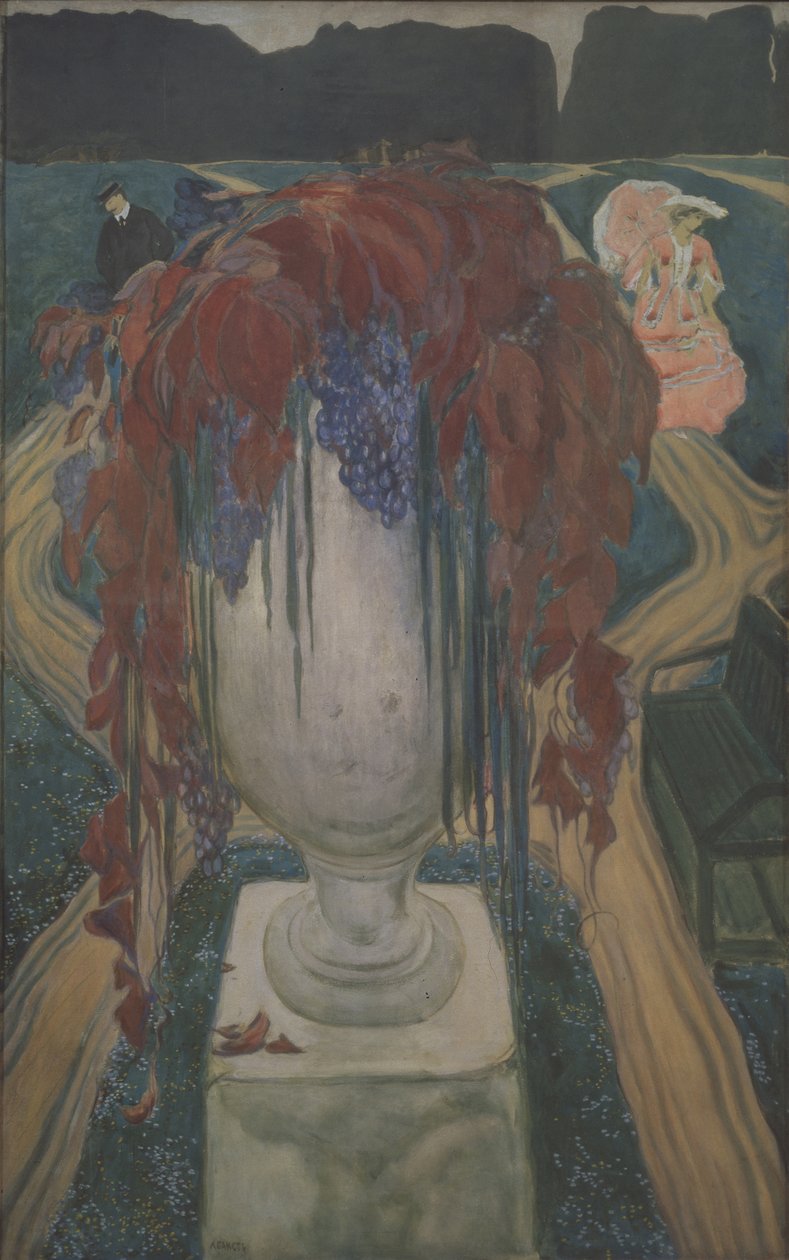 Høst en vase, 1906 av Leon Bakst