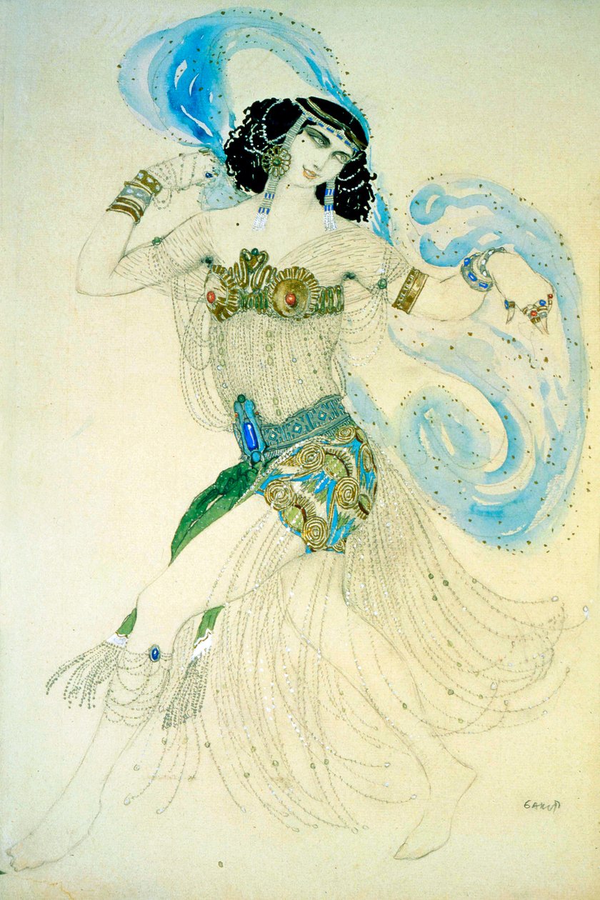 Dance of the Seven Veils, 1908. av Leon Bakst