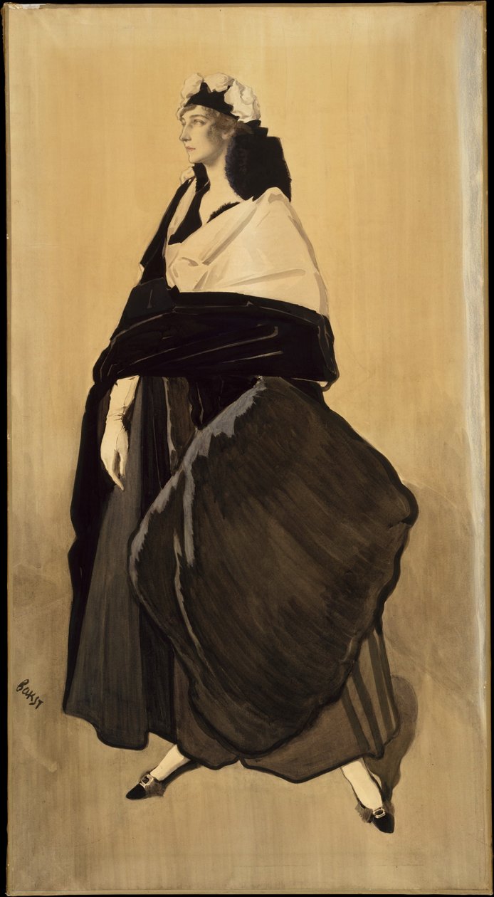 Ida Rubinstein, ca. 1910 av Leon Bakst