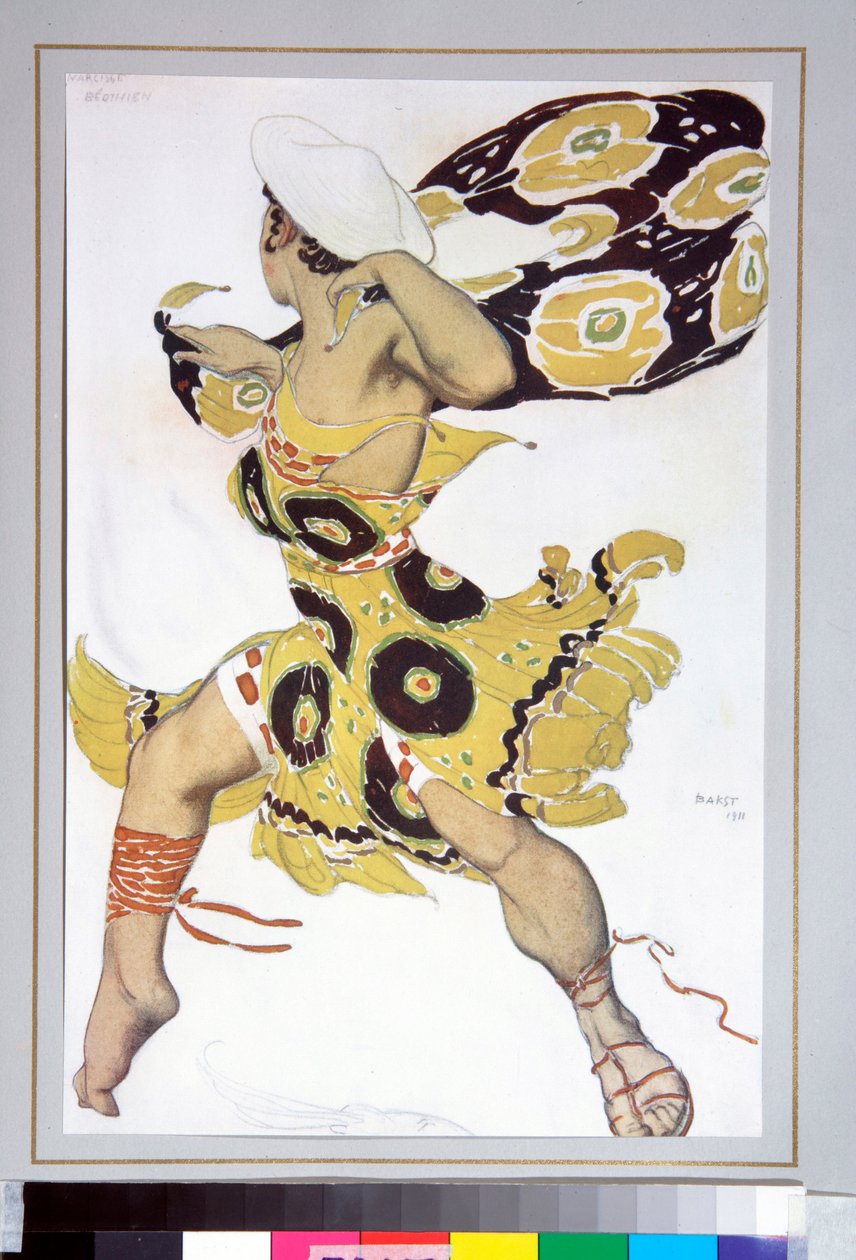 Phobos. Kostyme for balletten "Narcissus" av Leon Bakst