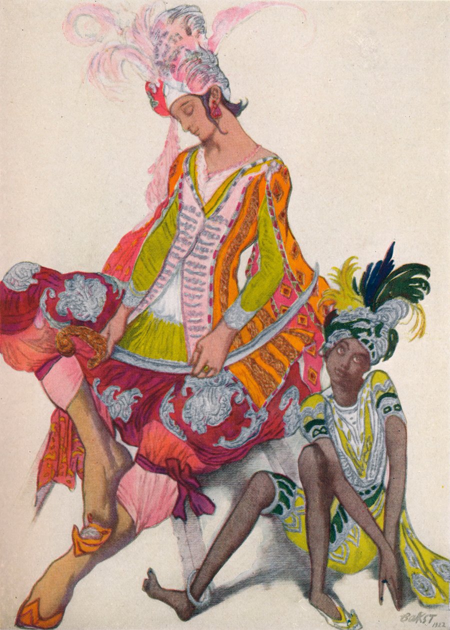 Prince And Slave Revant, 1922, 1923 av Leon Bakst