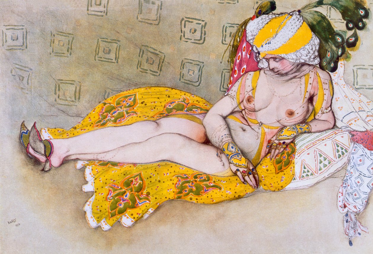 Den gule sultana, 1916. av Leon Bakst