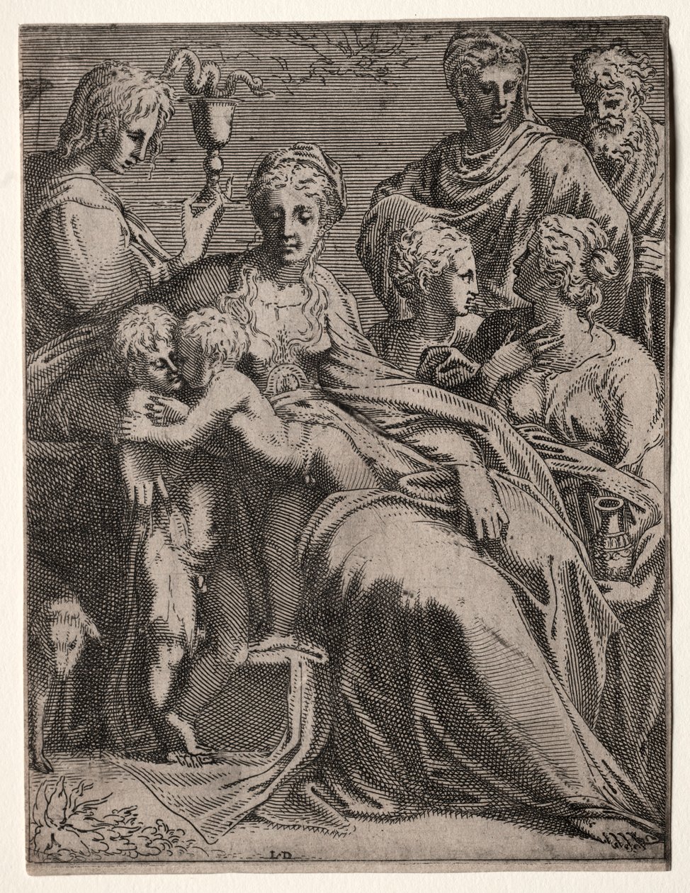 Hellig samtale, 1540-årene. av Leon Davent
