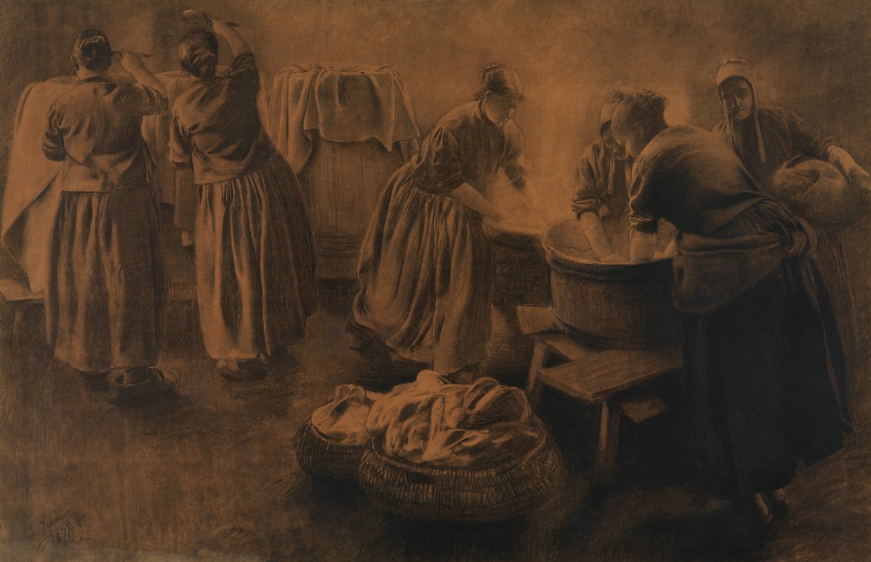 The Fog (kull på papir) av Leon Henri Marie Frederic