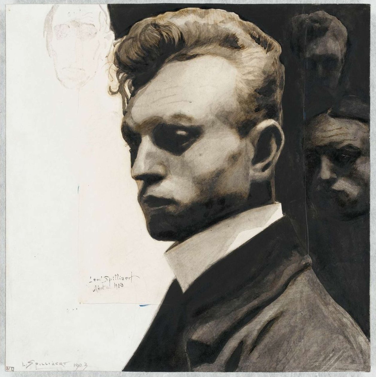 Selvportrett, 1903. av Leon Spilliaert