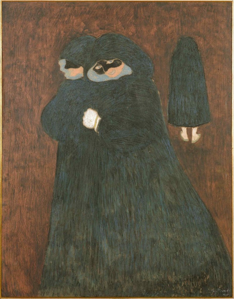 The Dominos, 1913. av Leon Spilliaert