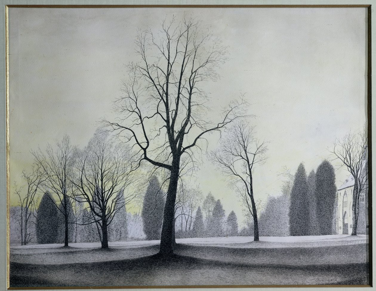 Parken, trær av Leon Spilliaert