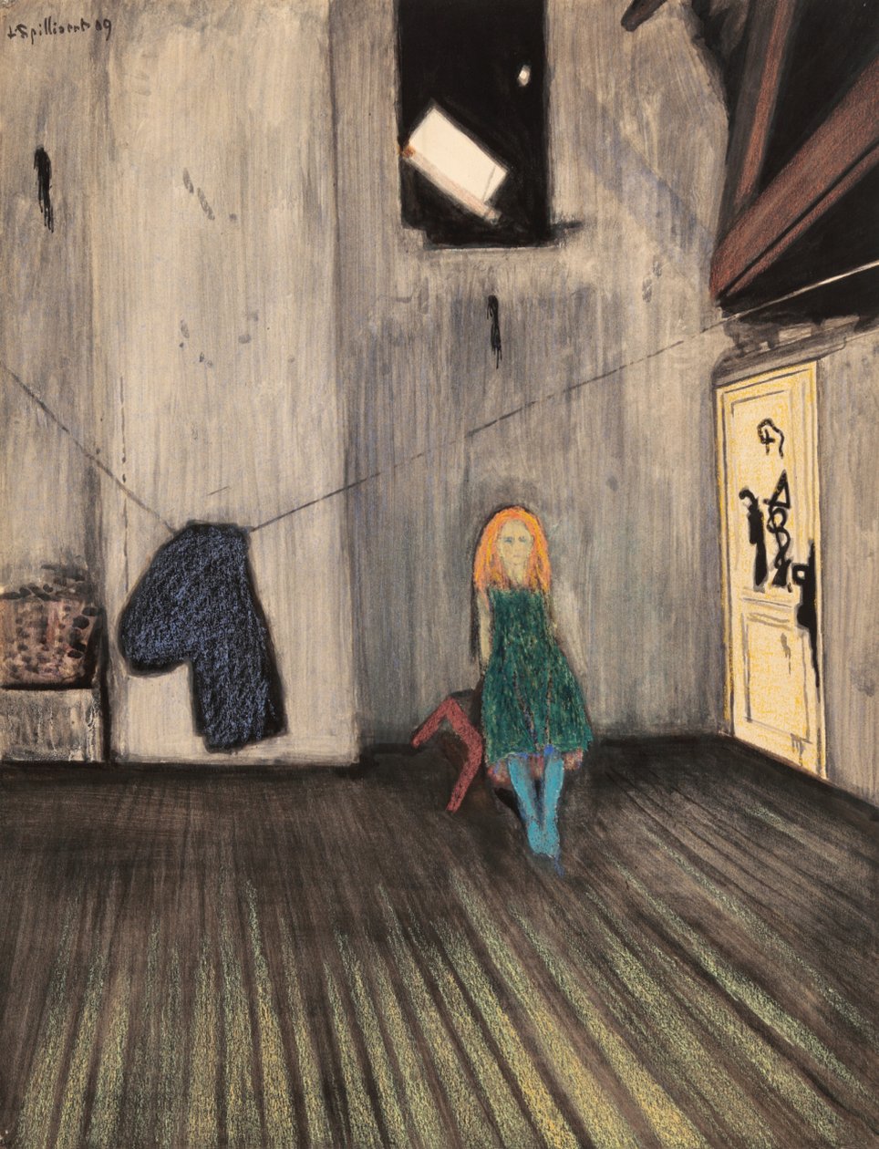 Helt alene, 1909. av Leon Spilliaert
