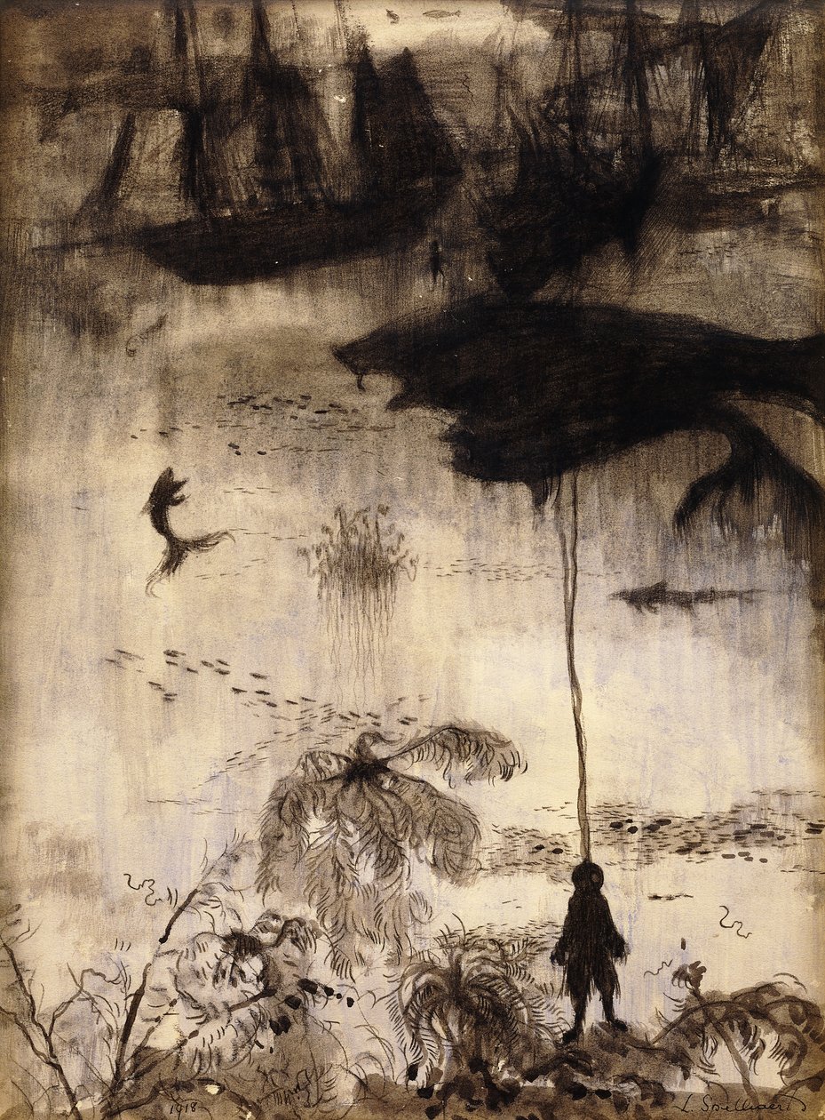 hval; Les Baleines - Hvalene av Leon Spilliaert