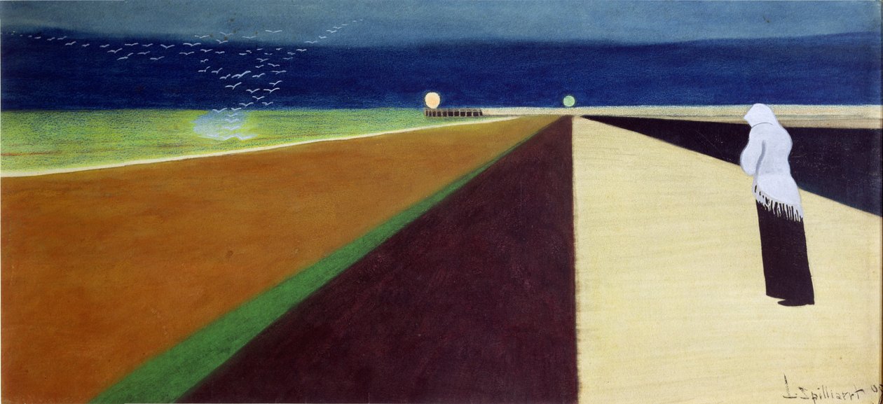 Kvinne på brygga av Leon Spilliaert