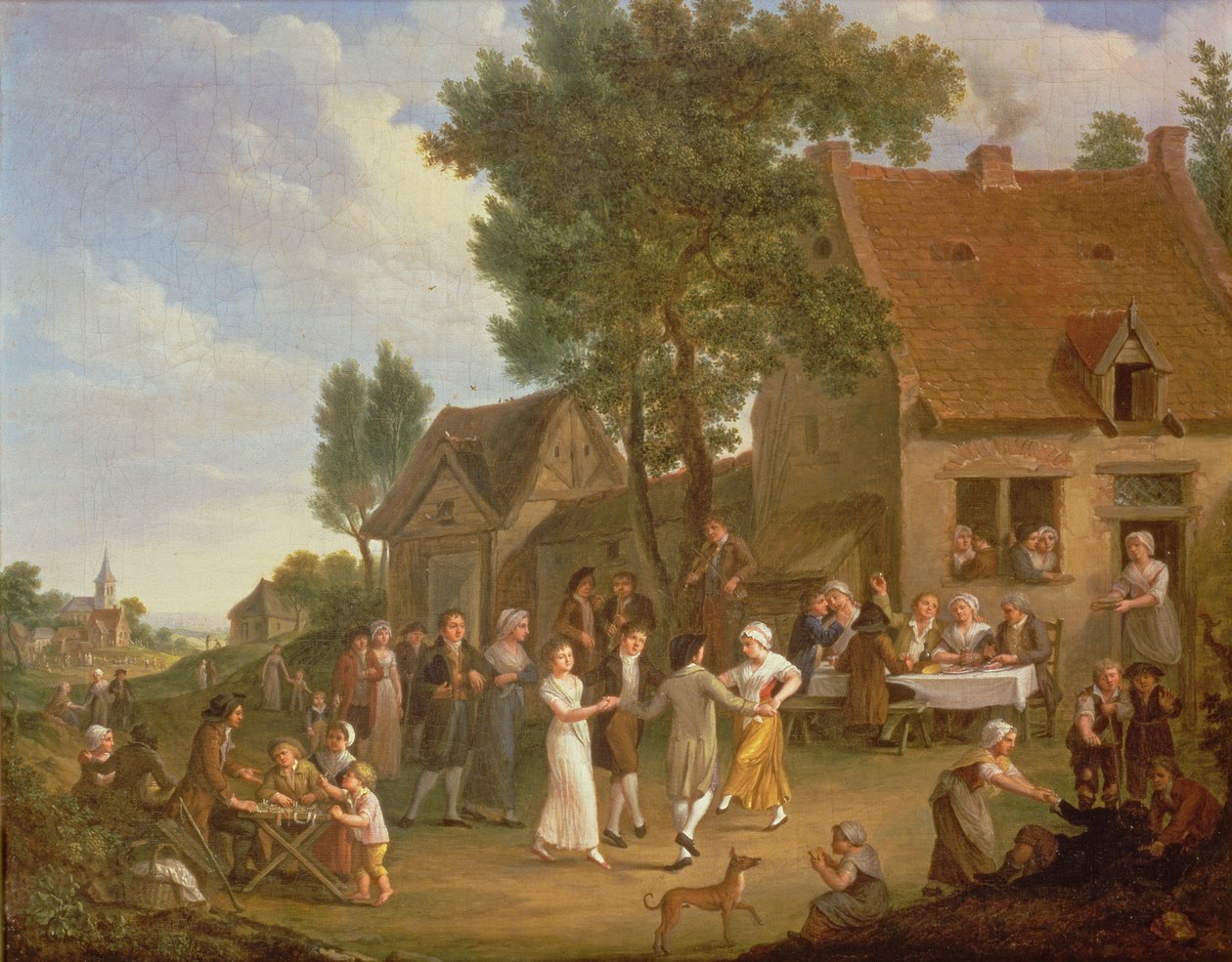 Et landsbybryllup av Léonard Defrance