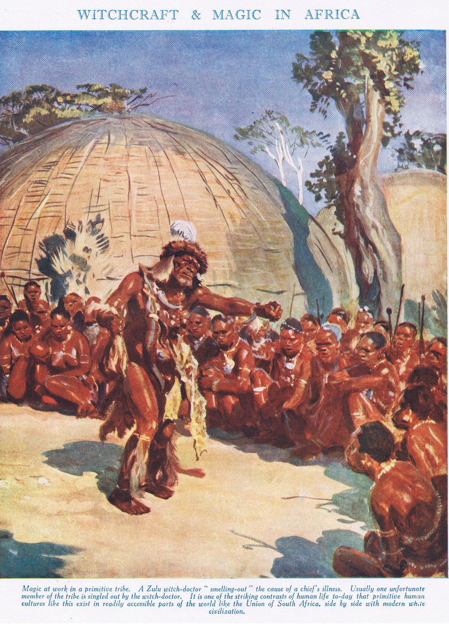 Witchcraft and Magic in Africa, illustrasjon fra 