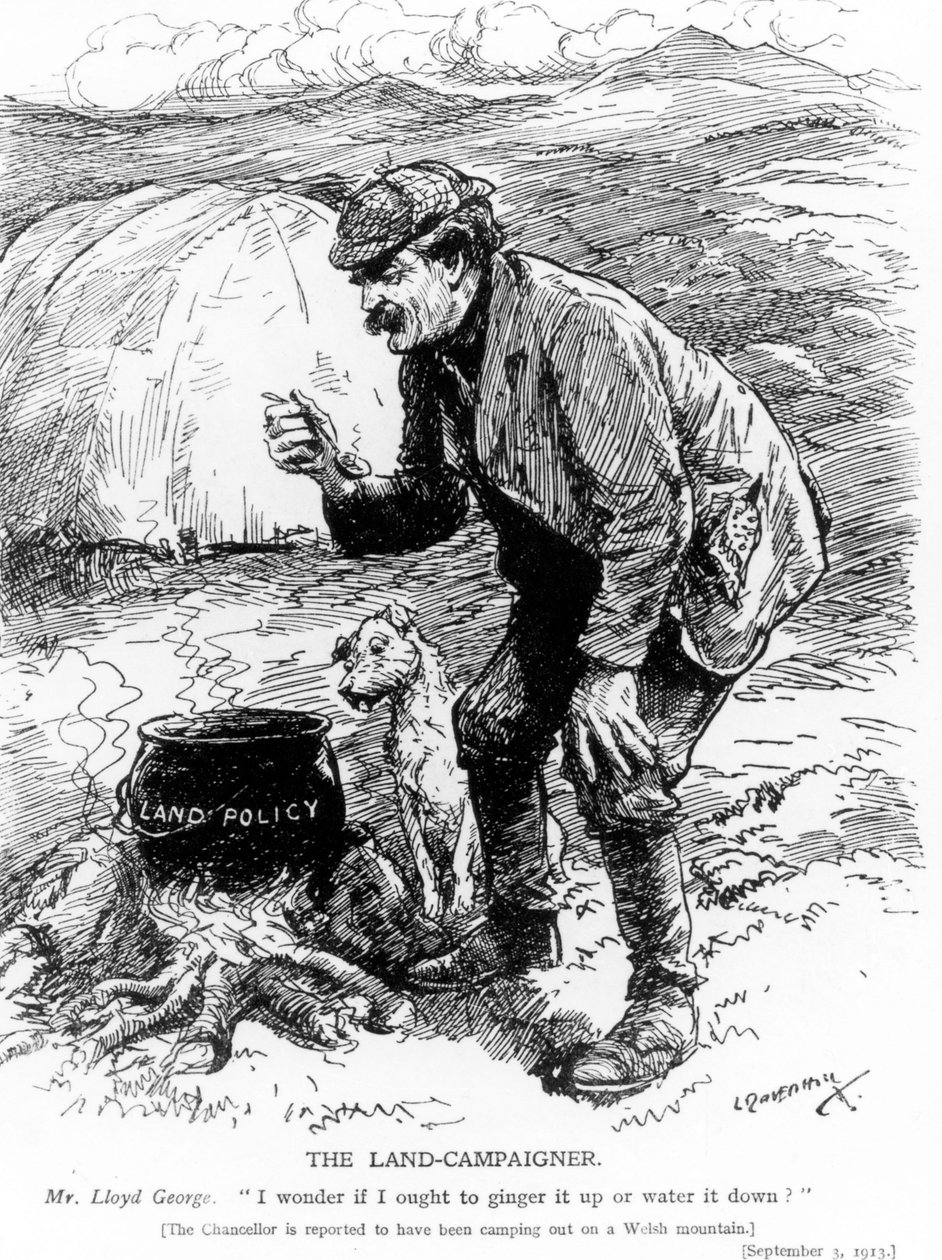 The Land-Campaigner, 1913 av Leonard Raven Hill