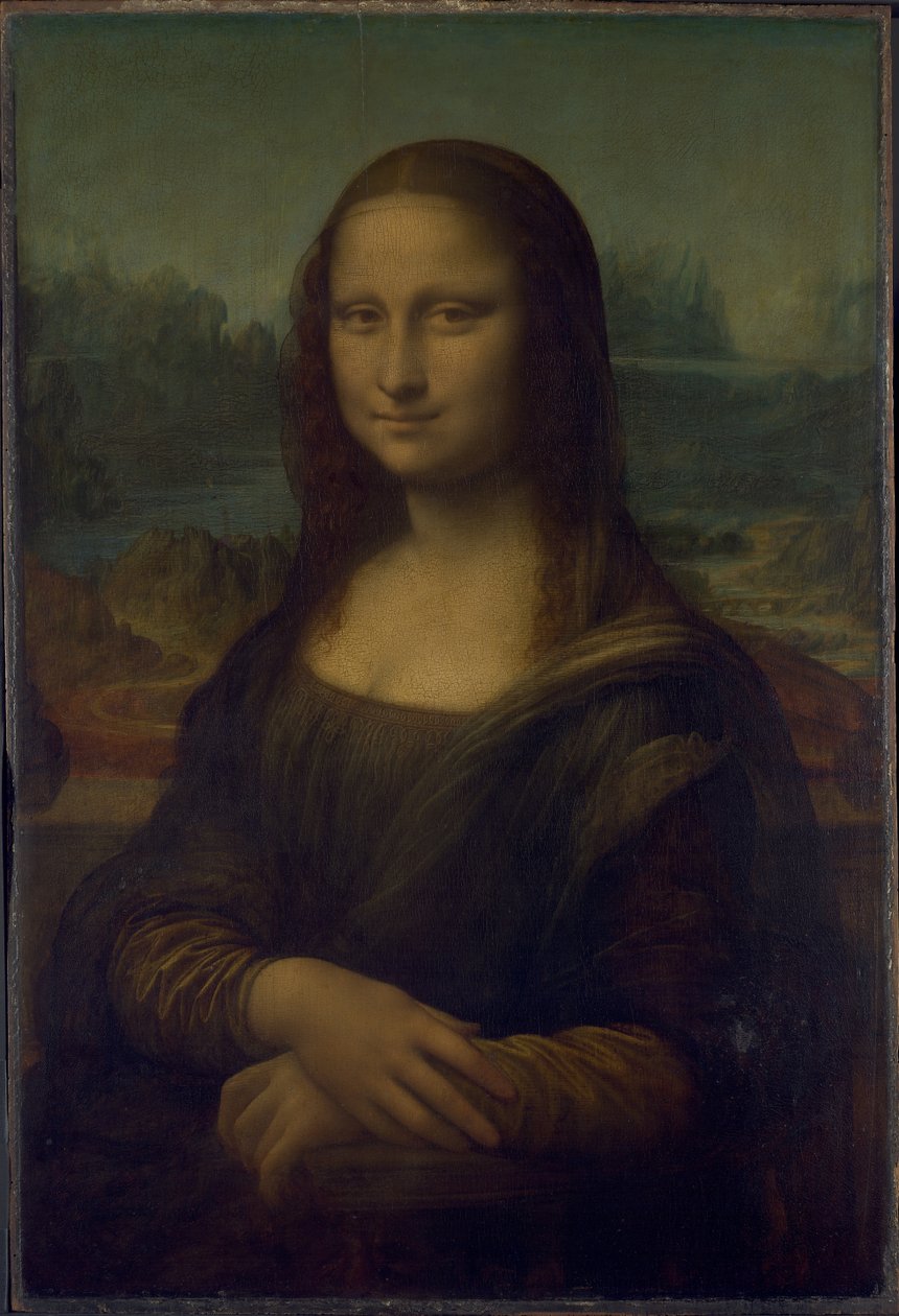 Mona Lisa (eller La Joconde, La Gioconda). av Leonardo da Vinci